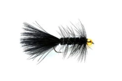 Wooly Bugger Black Mit Goldkopf