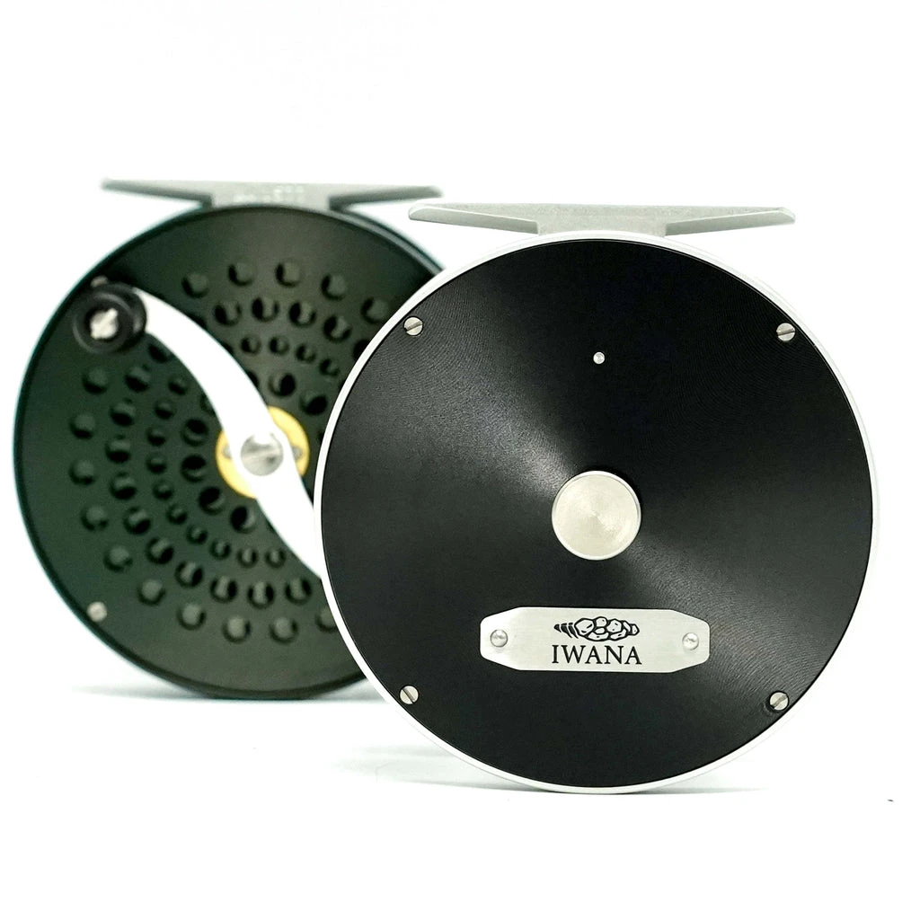 Iwana Steelhead Fliegenrolle - Black/Silver 3 Iwana Steelhead Fliegenrolle - Black/Silver