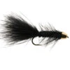Wooly Bugger Mit Conehead Schwarz/Gold -Bestes Angeln Geschäft conehead wooly bugger gold
