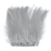Wapsi Neck Hackle Strung -Bestes Angeln Geschäft pearl grey