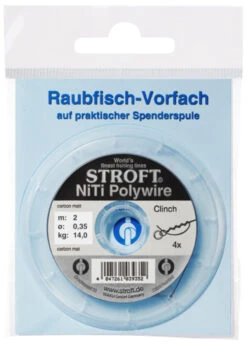 Stroft NiTi Polywire -Bestes Angeln Geschäft polywire de 035mm